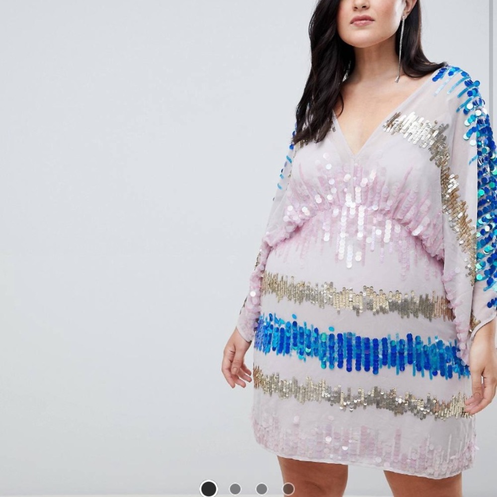 SOLD OUT ASOS DESIGN curve kimono mini dress
